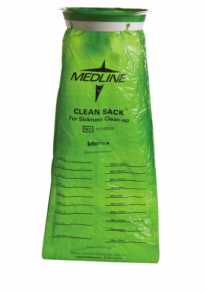 CURAD + Clean Sac Emesis Sickness Bags, 24 CT