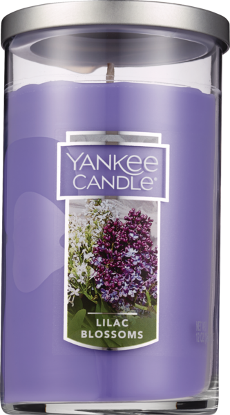Yankee Candle Lilac Blossoms Perfect Pillar Candle, 12 OZ