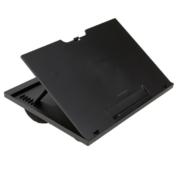 Mind Reader Adjustable 8-Position Laptop Desk with Cushions, Black