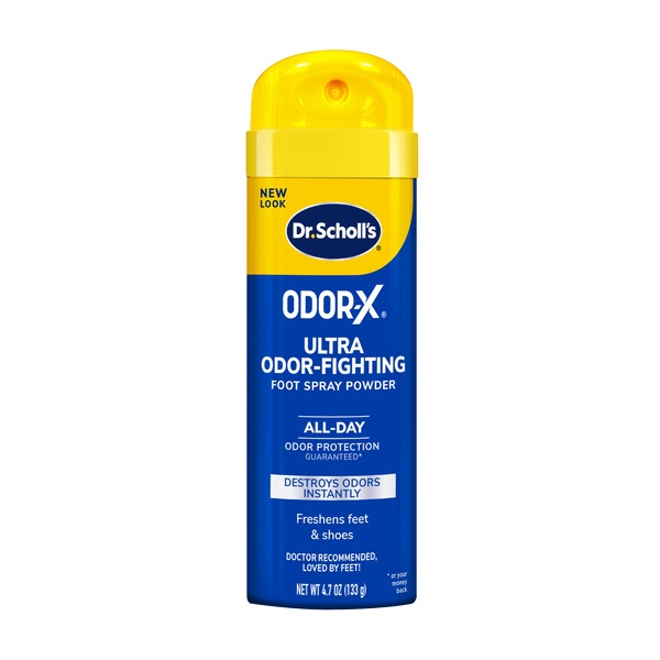 DR. SCHOLL’S Odor-X Ultra Odor-Fighting Spray Powder, 4.7 OZ