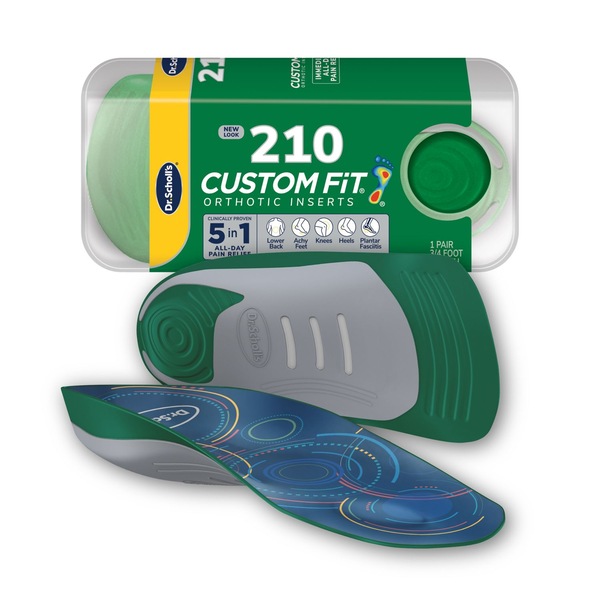 Dr. Scholl’s® Custom Fit® Orthotics 3/4 Length Inserts, CF 210, Insoles Fit Men & Womens Shoes