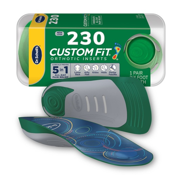 Dr. Scholl’s® Custom Fit® Orthotics 3/4 Length Inserts, CF 230, Insoles Fit Men & Womens Shoes