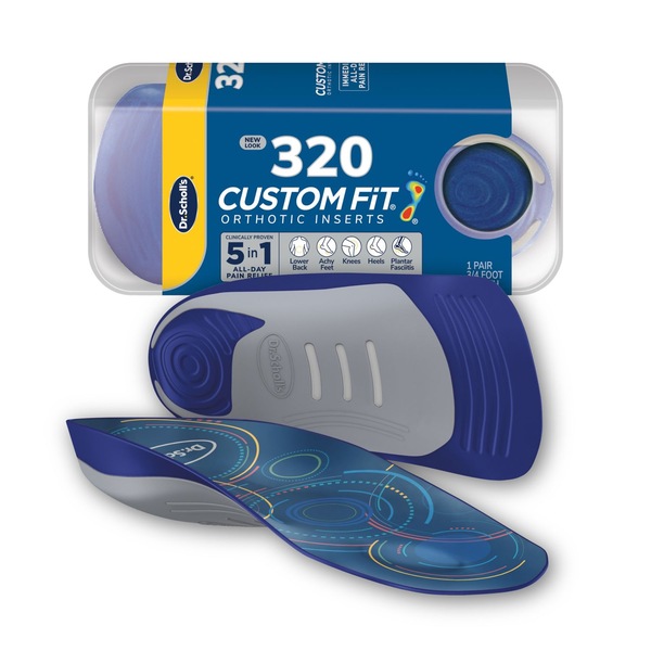 Dr. Scholl’s® Custom Fit® Orthotics 3/4 Length Inserts, CF 320, Insoles Fit Men & Womens Shoes