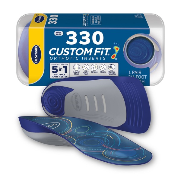 Dr. Scholl’s® Custom Fit® Orthotics 3/4 Length Inserts, CF 330, Insoles Fit Men & Womens Shoes