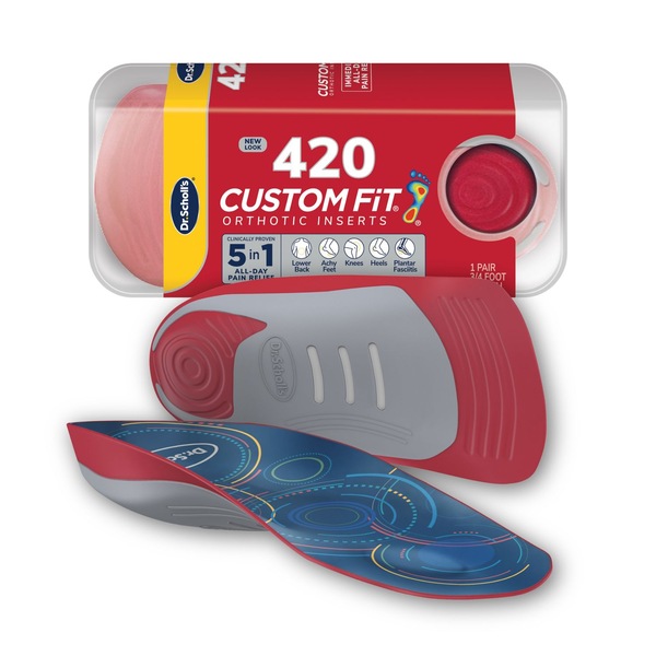 Dr. Scholl’s® Custom Fit® Orthotics 3/4 Length Inserts, CF 420, Insoles Fit Men & Womens Shoes