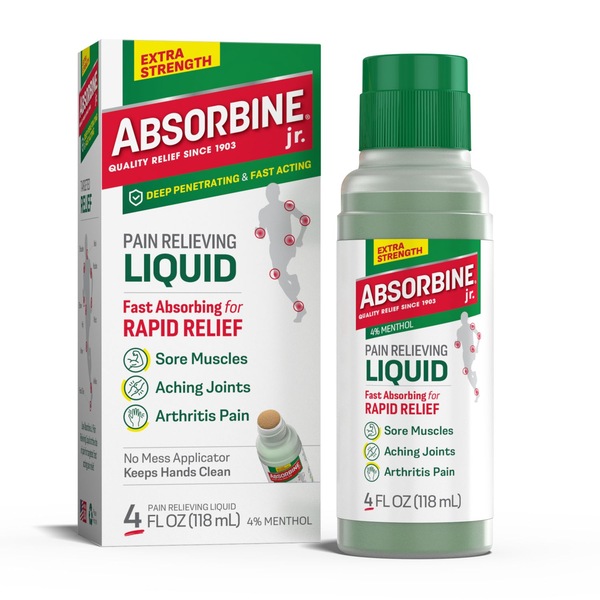 Absorbine Plus Jr. Pain Relieving Liquid, 4 FL OZ