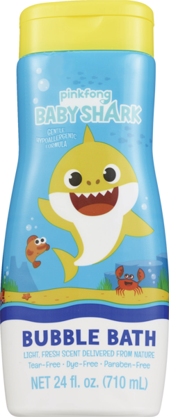 Baby Shark Tear-Free Bubble Bath, 24 OZ