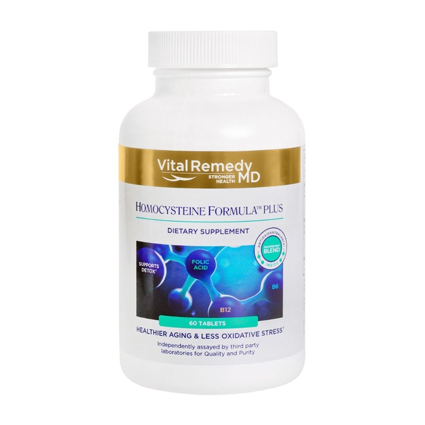 Vital Remedy Homocysteine Formula Plus Tablets, 60 CT