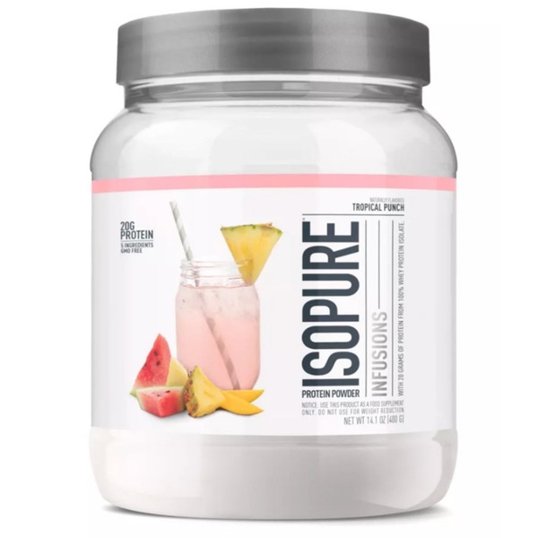 Isopure Infussions Protein Powder, Tropical Punch, 14.08 OZ