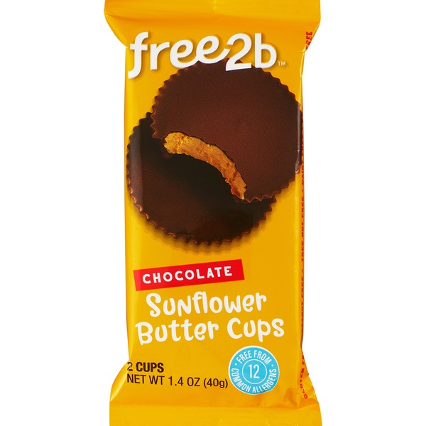 Free2b Chocolate Sunflower Butter Sun Cups