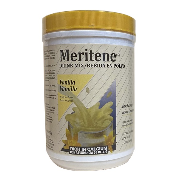 Meritene Nutritional Drink Mix Vanilla, 16 OZ