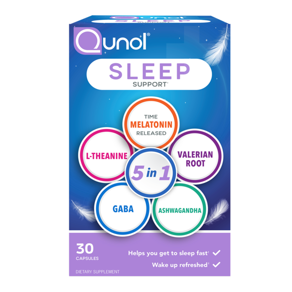 Qunol Sleep Support 5 in 1 Capsules