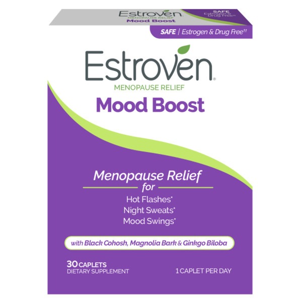 Estroven Menopause Relief Mood & Memory Support Caplets, 30 CT