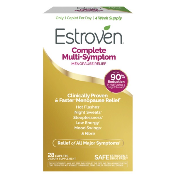 Estroven Complete Multi-Symptom Menopause Relief Caplets, 28 CT