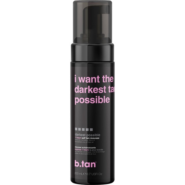 i want the darkest tan possible