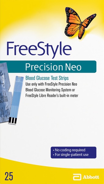 FreeStyle Precision Neo - Tiras para medir la glucosa en la sangre