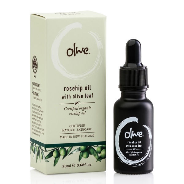 Olive Rosehip Oil with Olive Leaf, 0.68 OZ
