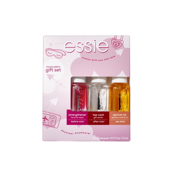 essie nail care, 8-free vegan, 3pc Kit, Always With You Nail Care Essentials, 1 kit