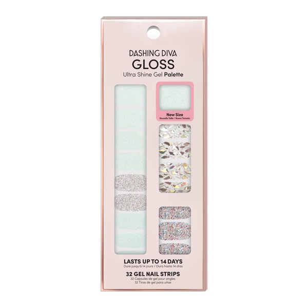 Dashing Diva Gloss Gel Strip Palette False Nail Kit