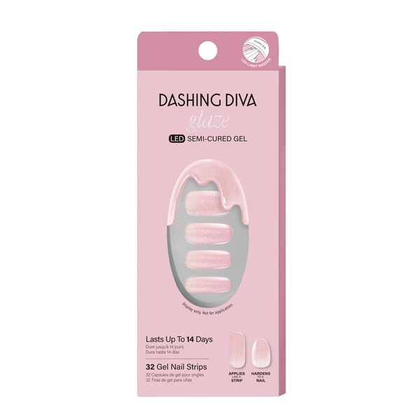 Dashing Diva Glaze Gel Art Studio False Nails, BALL