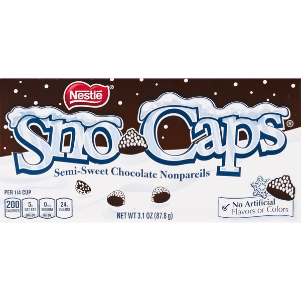 Sno-Caps Chocolate Candy, 3.1 oz