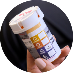 A CVS prescription bottle.