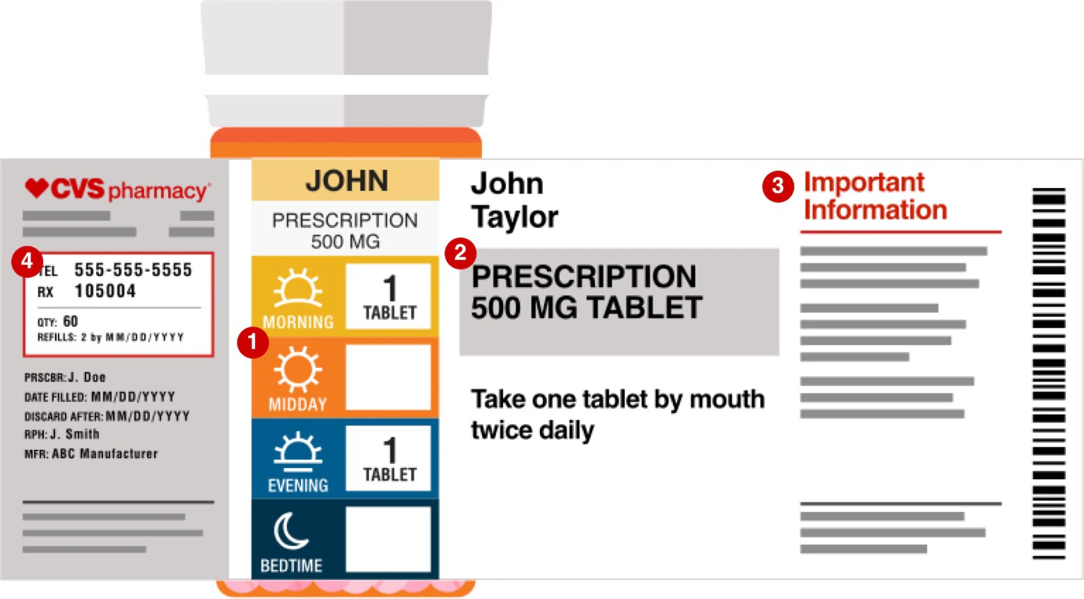 Printable Cvs Prescription Label Template Printable Form Templates