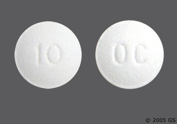 Oxycodone Oral Tablet, Extended Release 10Mg Drug Medication Dosage