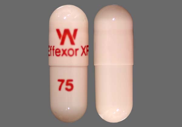 Venlafaxine Oral Capsule Extended Release 75mg Drug Medication Dosage