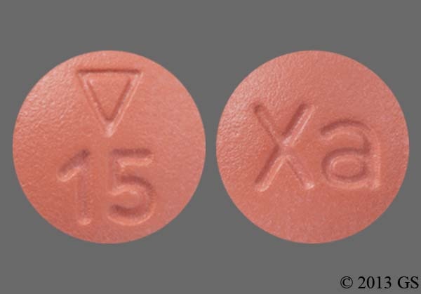 xarelto oral tablet 15mg drug medication dosage information