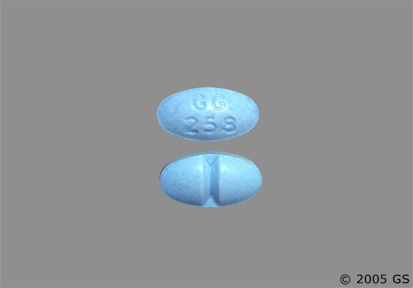 258 blue pill gg xanax oval