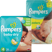 Jumbo pk. Pampers or Easy Ups training underwear 19-26 ct.